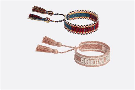 christian dior pulsera tela